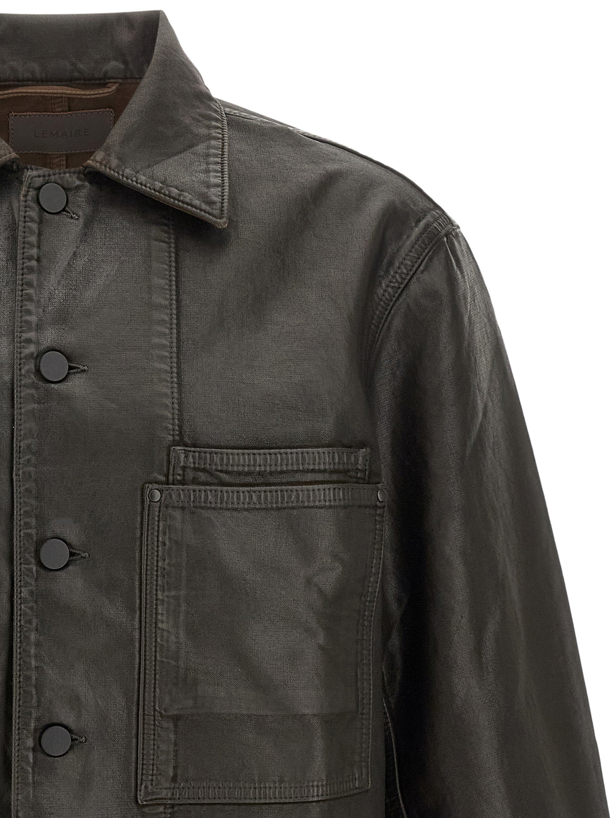 Lemaire Brown Cotton Jacket