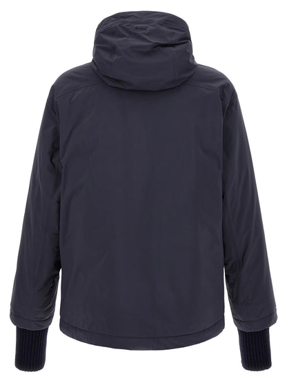 LAMINAR Blue Polyamide Shell Jacket