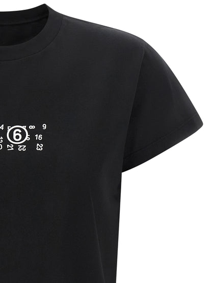 MM6 Maison Margiela Black Cotton T-Shirt