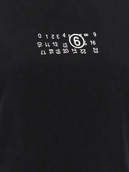 MM6 Maison Margiela Black Cotton T-Shirt