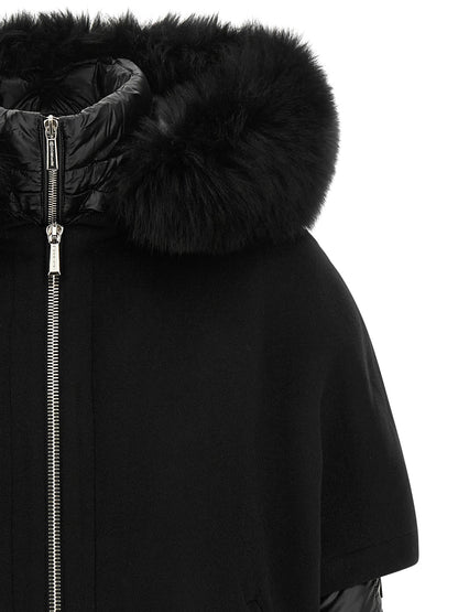 MooRER Black Wool Shell Jacket