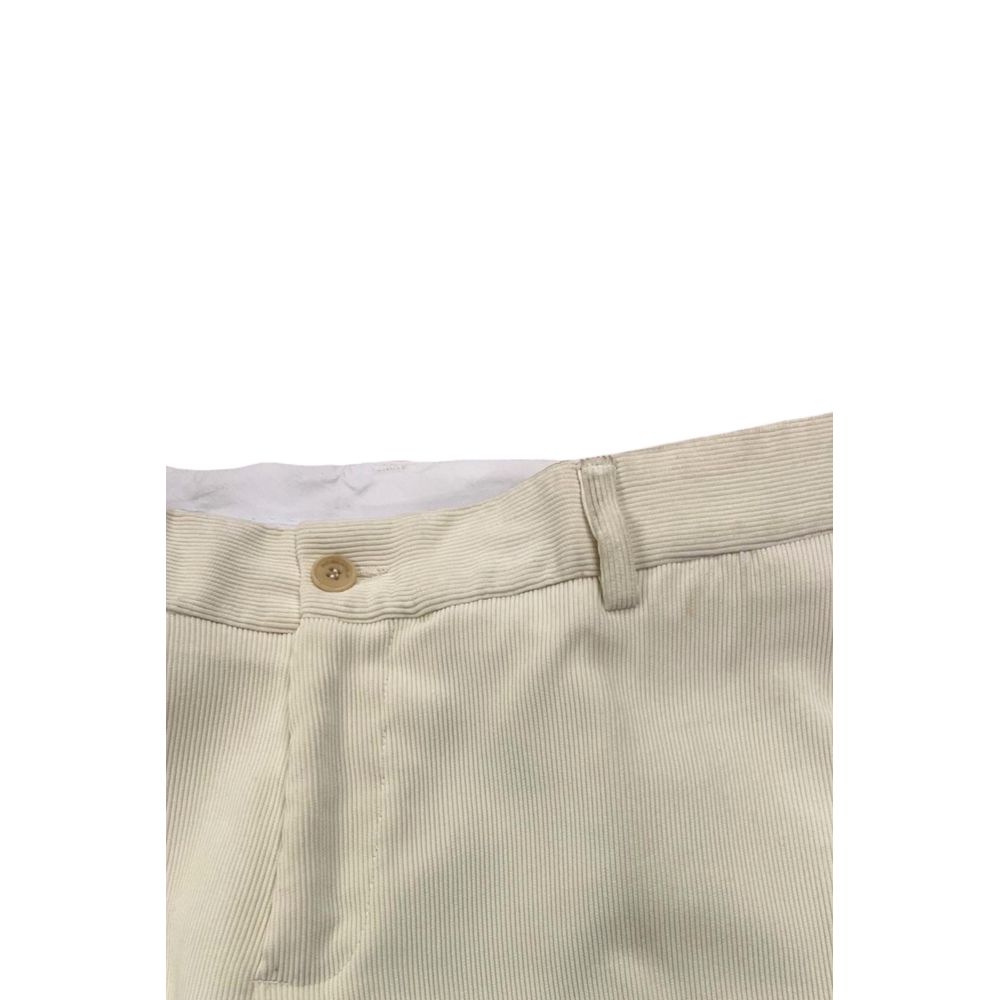 Roberto Pepe Luxury White Nylon Men's Pants