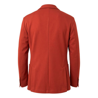 Roberto Pepe Luxury Red Polyester Men Jacket