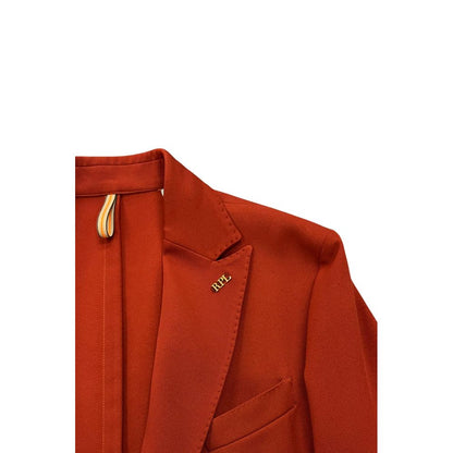 Roberto Pepe Luxury Red Polyester Men Jacket
