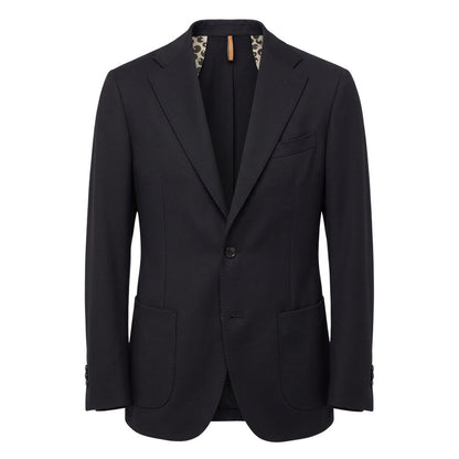 Roberto Pepe Luxury Black Polyester Men Jacket