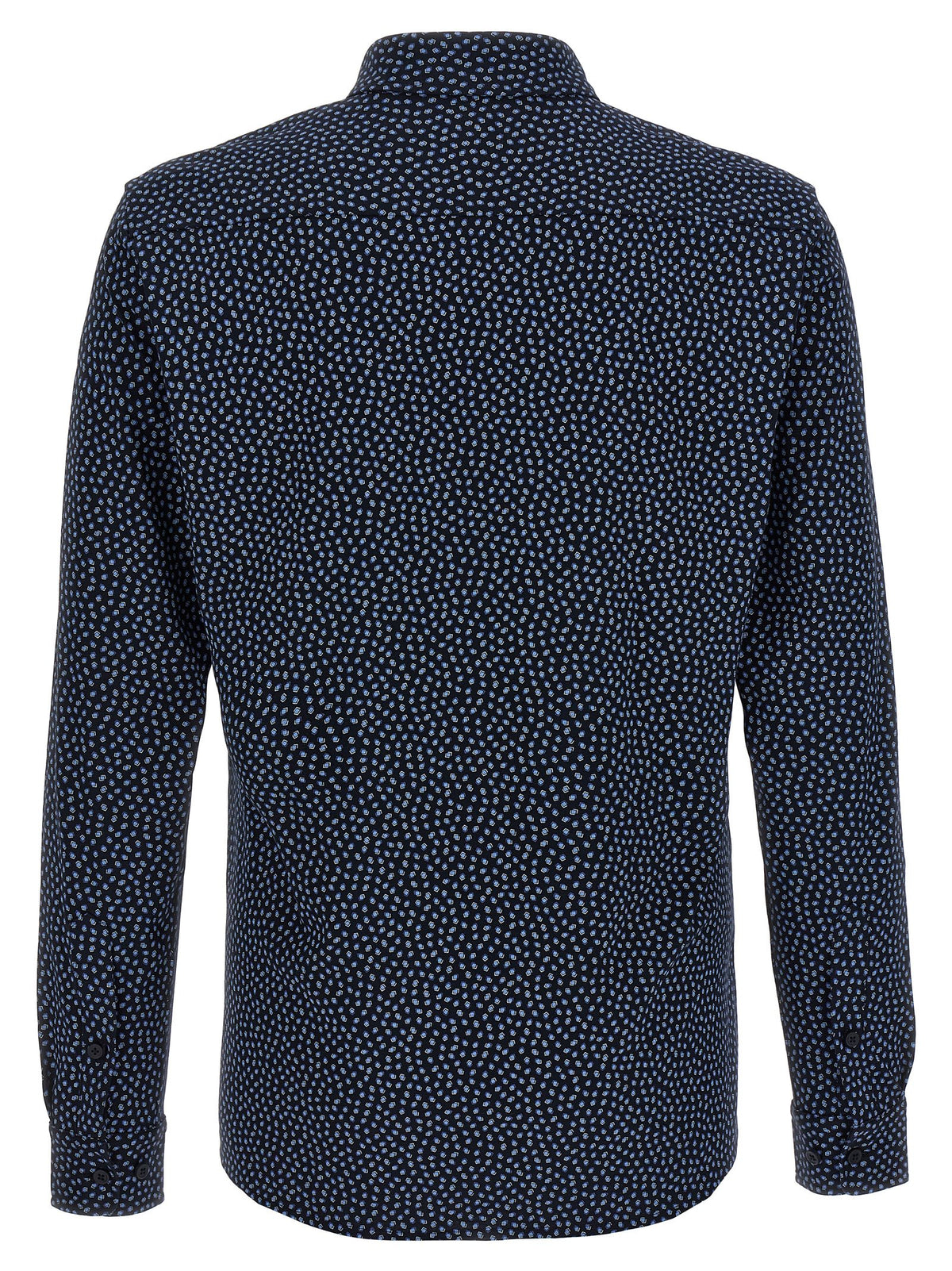 Hugo Boss Blue Cotton Blouse