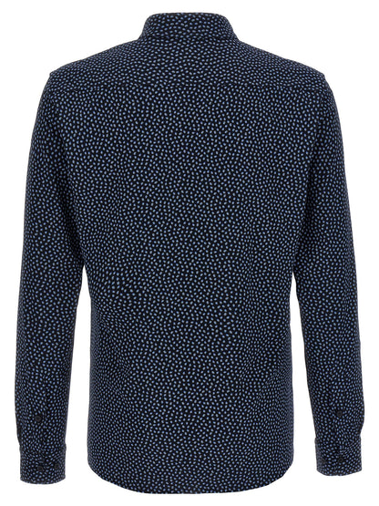 Hugo Boss Blue Cotton Blouse