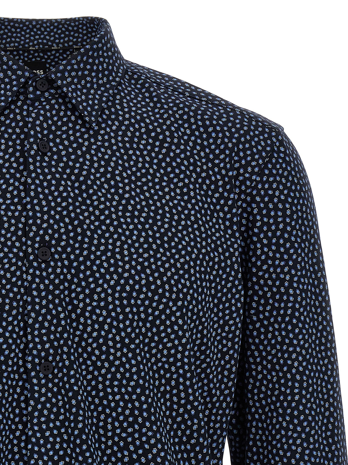 Hugo Boss Blue Cotton Blouse