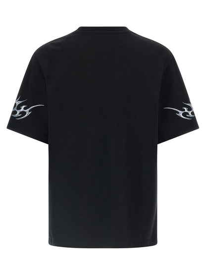 Casablanca Black Organic Cotton T-Shirt