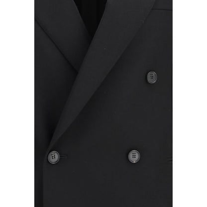 Fendi Black Wool Oves Aries Blazer