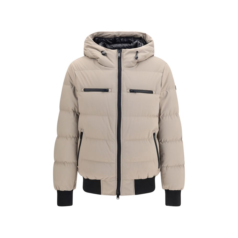 Moose Knuckles Beige Nylon Full-Length Jacket