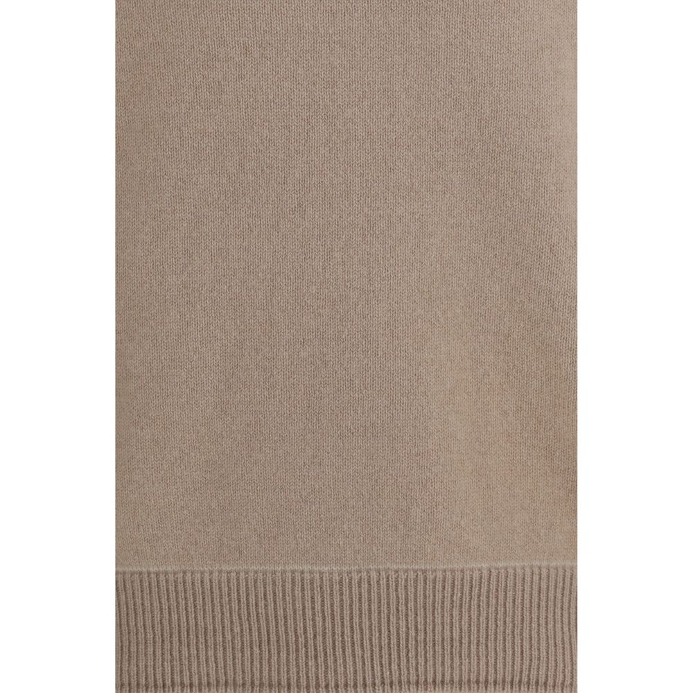 Laneus Beige Wool Oves Aries Sweatshirt