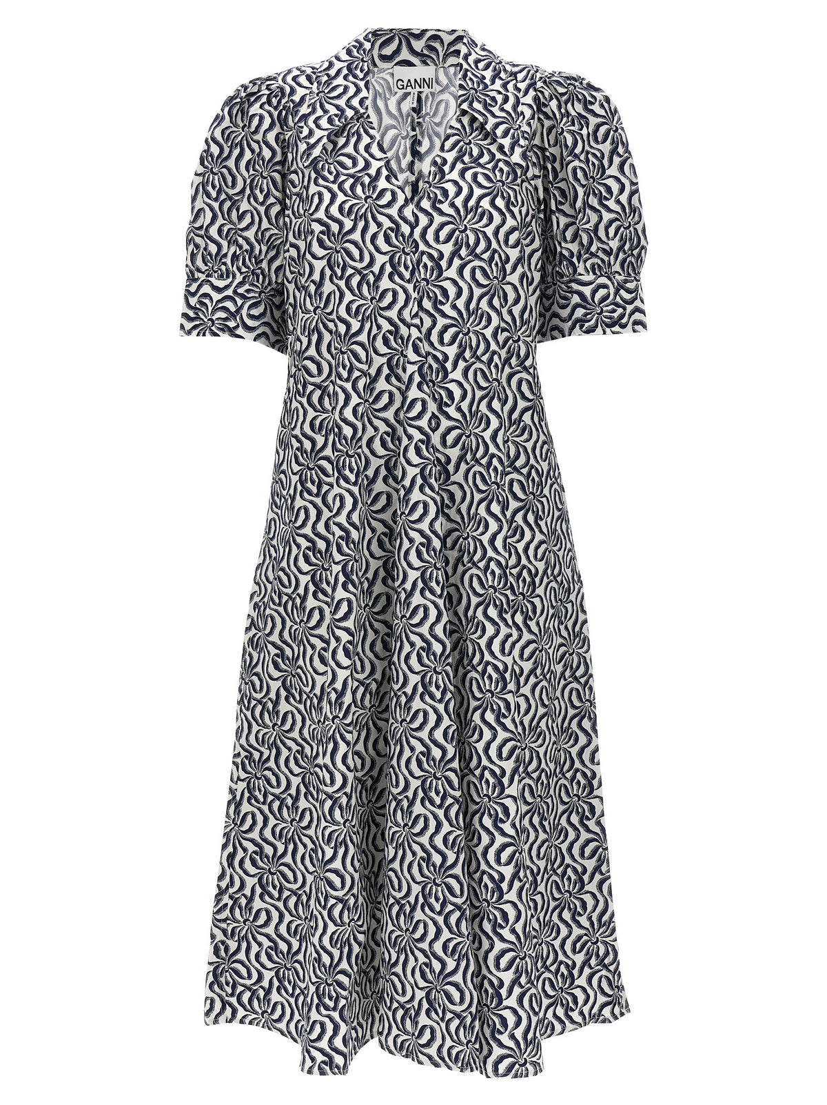 Ganni Multicolor Cotton Casual Dress