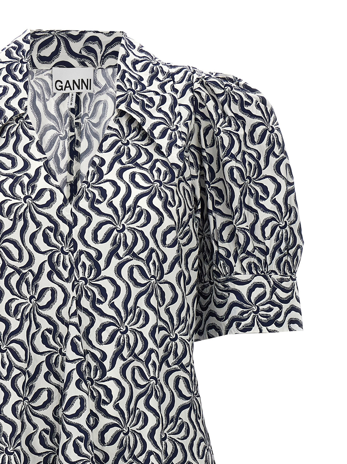 Ganni Multicolor Cotton Casual Dress