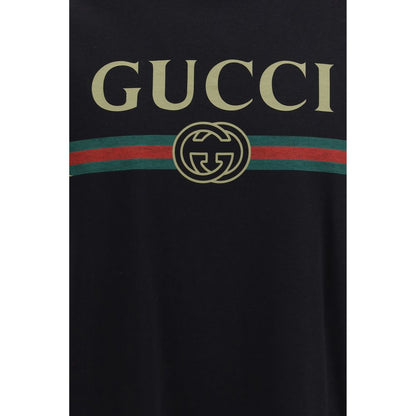 Gucci Black Cotton T-Shirt