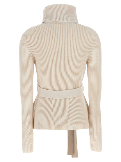 Zimmermann Beige Merino Wool Cardigan