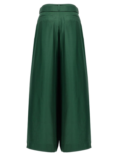 Zimmermann Bicolor Silk Casual Pants