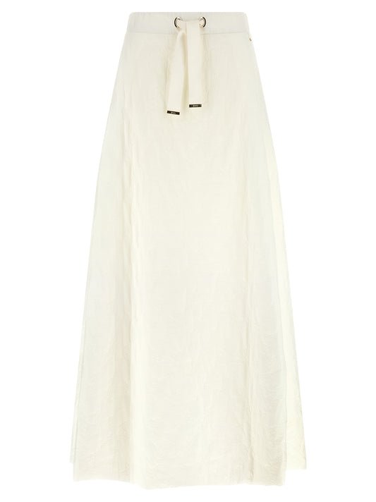Herno White Polyamide Mini Skirt