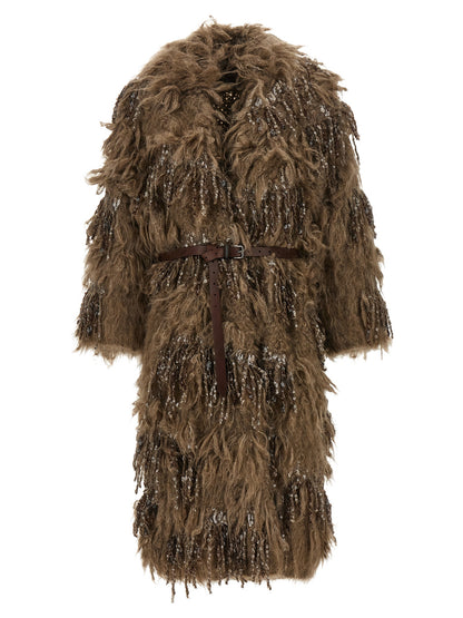 Brunello Cucinelli Brown Wool Coat