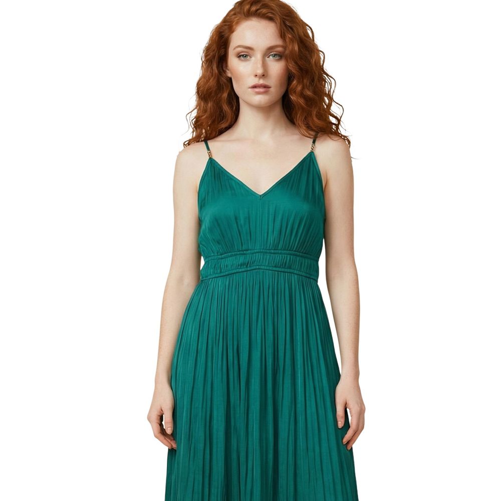 Morgan De Toi Bicolor Polyester Long Dress