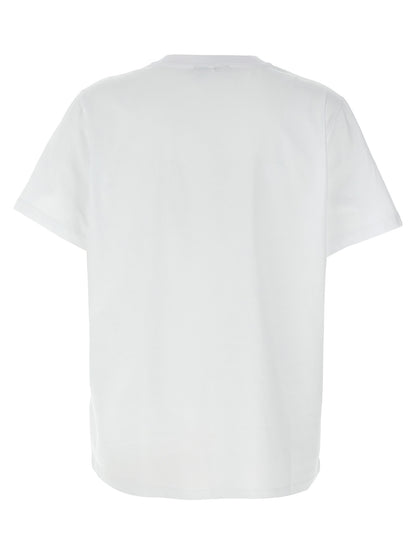Ganni White Cotton T-Shirt