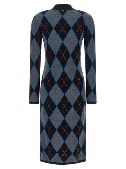 Twinset Orange Viscose Casual Dress