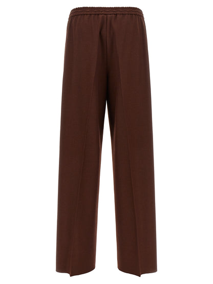 Max Mara Brown Wool Casual Pants