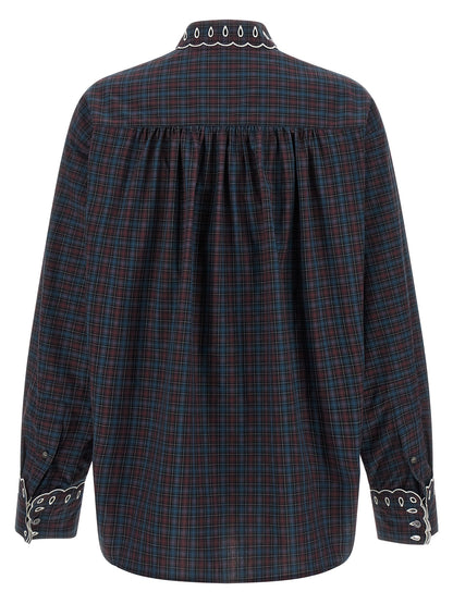 Marni Blue Cotton Blouse