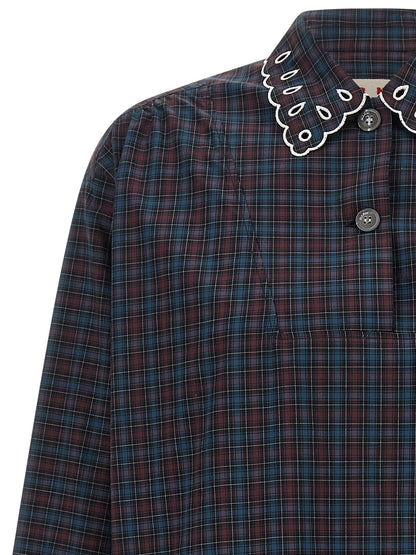 Marni Blue Cotton Blouse