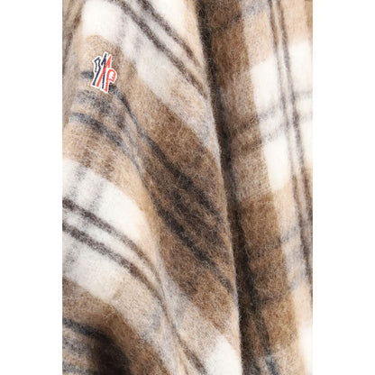 Moncler Grenoble Beige Mohair Coat