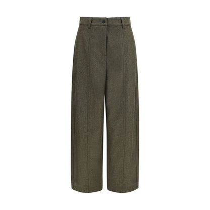 Moncler Grenoble Bicolor Wool Oves Aries Casual Pants