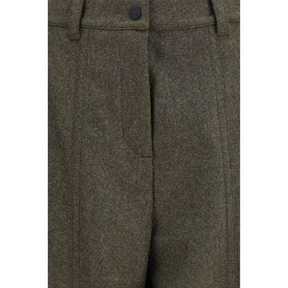 Moncler Grenoble Bicolor Wool Oves Aries Casual Pants