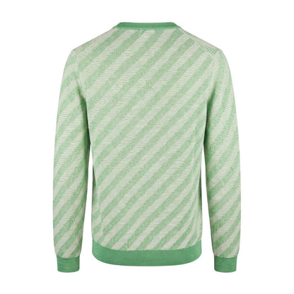 Malo Green Linen Men Sweater