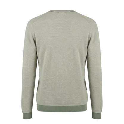Malo Green Cotton Men Sweater
