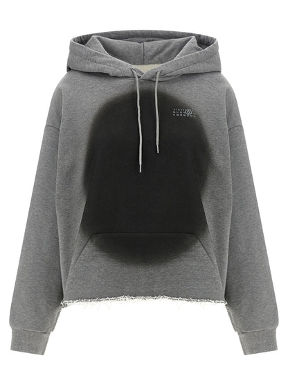 MM6 Maison Margiela Gray Cotton Sweatshirt