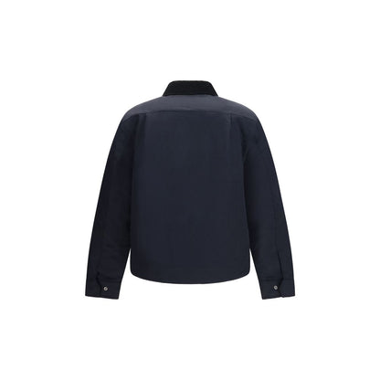 Fred Perry Blue Recycled Polyamide Full-Length Jacket
