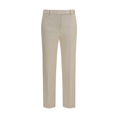 Brunello Cucinelli Beige Cotton Dress Pants