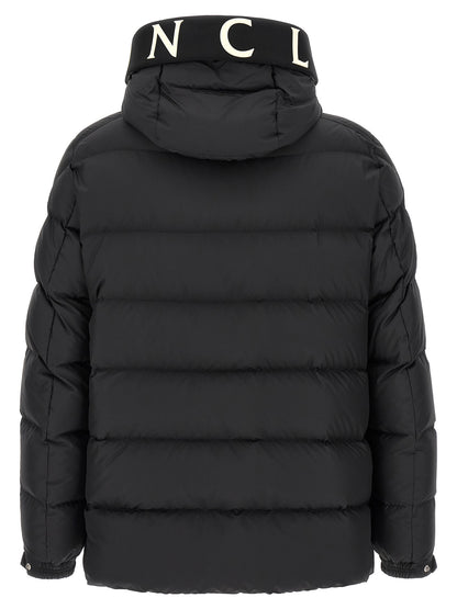 Moncler Black Polyester Full-Length Jacket