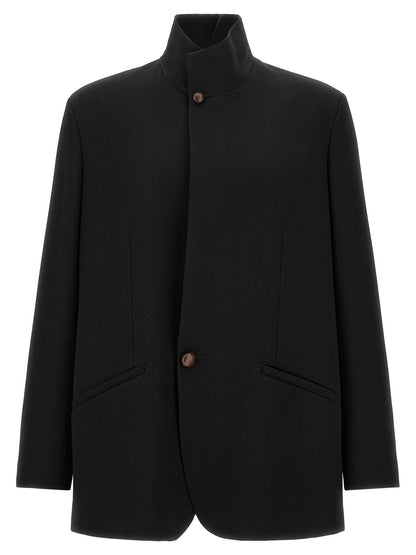 ZEGNA Black Wool Blazer