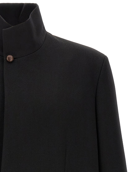 ZEGNA Black Wool Blazer