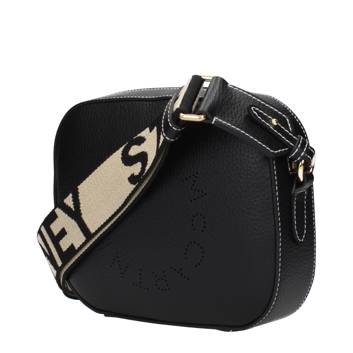 Stella McCartney Black Leather Crossbody Bag