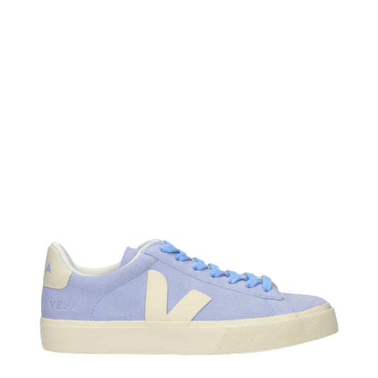 Veja Purple Leather Low Top Sneakers