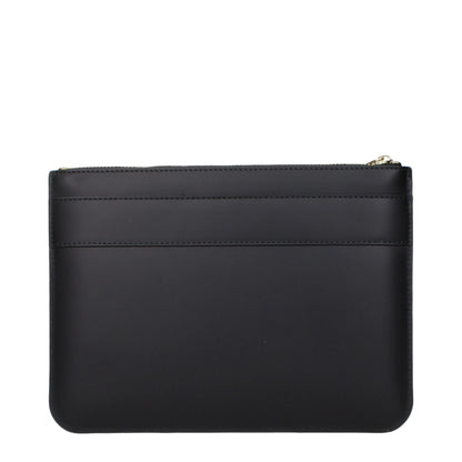 Comme Des Garçons Black Leather Clutch Bag