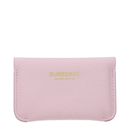 Burberry Pink Leather Cardholder