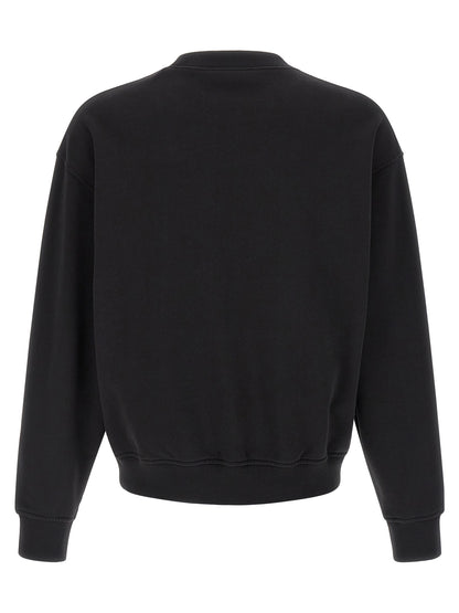 Palm Angels Black Cotton Sweatshirt