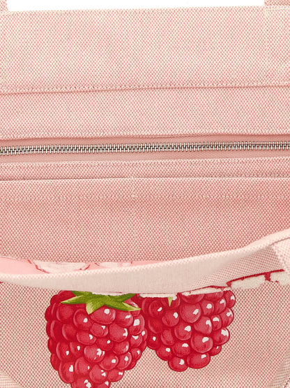 Ganni Multicolor Recycled Polyester Tote Bag