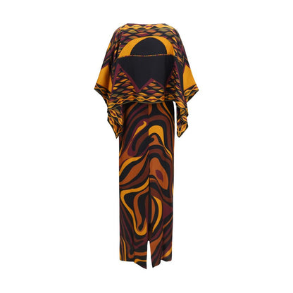 Emilio Pucci Multicolor Silk Casual Dress