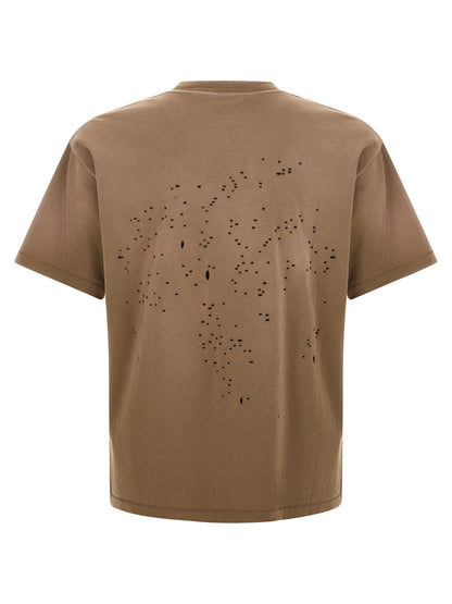 SATISFY Brown Cotton T-Shirt