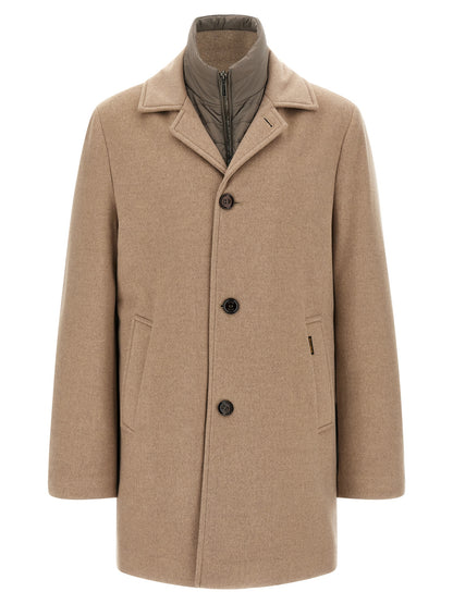 MooRER Beige Wool Coat
