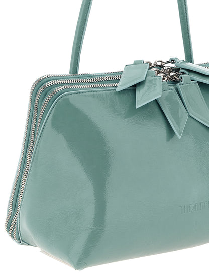 The Attico Blue Calfskin Shoulder Bag